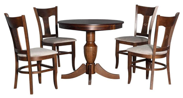 Стіл розкладний обідній Prestol БЛАНКУ Горіх 1000 МДФ-5