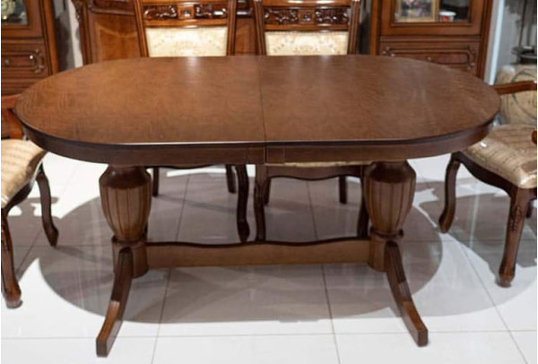 Стіл розкладний обідній Prestol БЛАНКУ Горіх 1600 МДФ-4