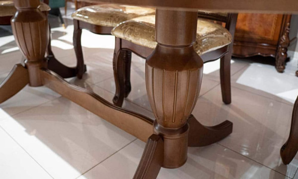 Стіл розкладний обідній Prestol БЛАНКУ Горіх 1600 МДФ-3