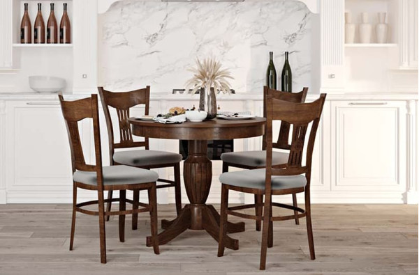 Стіл розкладний обідній Prestol БЛАНКУ Горіх 900 МДФ-7