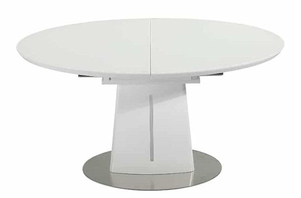 Стол раскладной обеденный Prestol ЕВА Белый Стекло-0