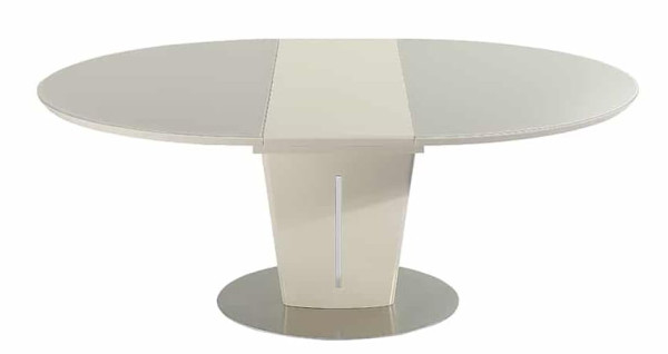 Стол раскладной обеденный Prestol ЕВА Бежевый Стекло-3