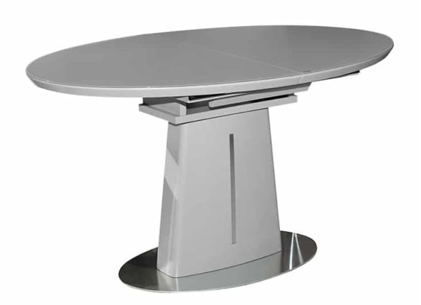 Стіл розкладний обідній Prestol ЄВА Світло-сірий Скло-0