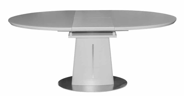 Стіл розкладний обідній Prestol ЄВА Світло-сірий Скло-4