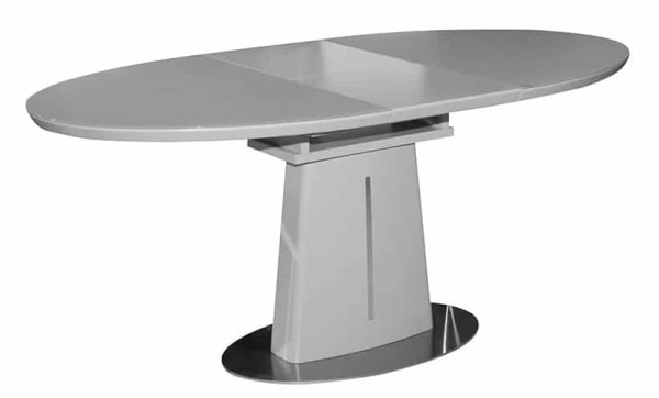 Стіл розкладний обідній Prestol ЄВА Світло-сірий Скло-3