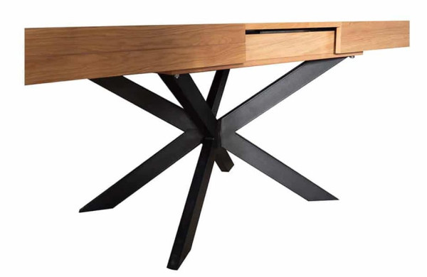 Стол раскладной обеденный Prestol ХАНТЕР Дуб МДФ-5