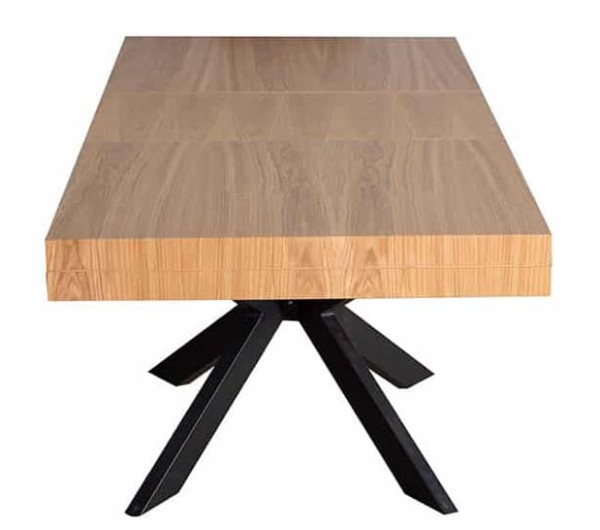 Стол раскладной обеденный Prestol ХАНТЕР Дуб МДФ-0