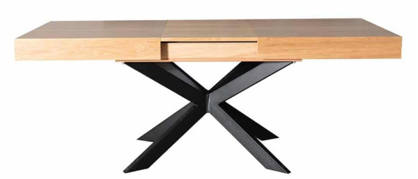 Стол раскладной обеденный Prestol ХАНТЕР Дуб МДФ-4