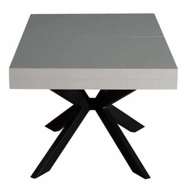 Розкладний стіл обідній Prestol ХАНТЕР Сірий МДФ-1