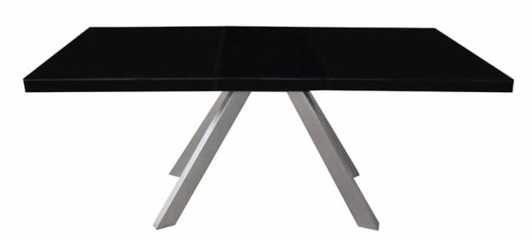 Розкладний стіл обідній Prestol Кемел Чорний Скло-4