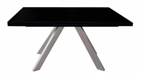 Розкладний стіл обідній Prestol Кемел Чорний Скло-2