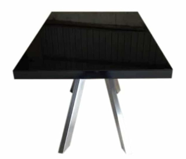 Розкладний стіл обідній Prestol Кемел Чорний Скло-3