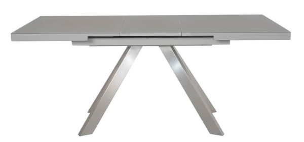 Стол раскладной обеденный Prestol Кэмел Серый Стекло-4