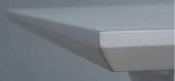 Стіл розкладний обідній Prestol КРИСТАЛ Білий МДФ-5