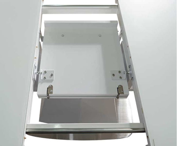 Стіл розкладний обідній Prestol КРИСТАЛ Білий МДФ-7