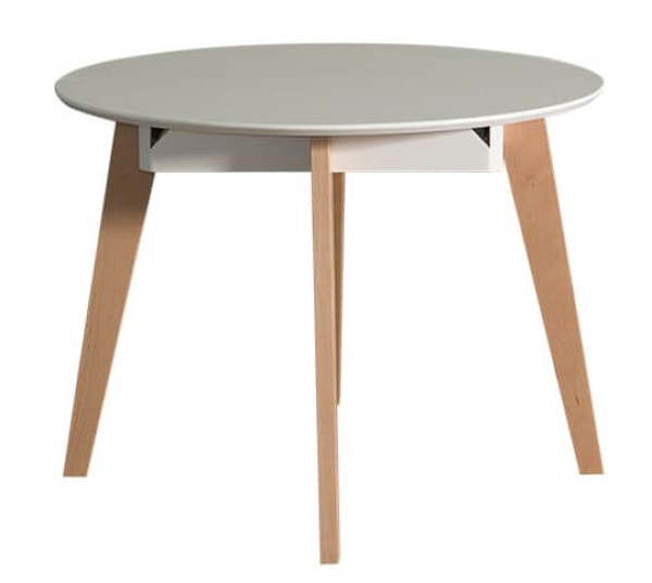 Стол раскладной обеденный Prestol МАРС Дуб белый МДФ-1