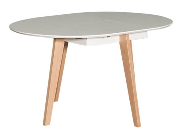 Стол раскладной обеденный Prestol МАРС Дуб белый МДФ-2