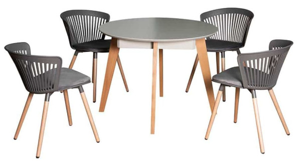 Стол раскладной обеденный Prestol МАРС Дуб серый МДФ-9