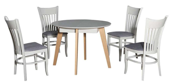 Стол раскладной обеденный Prestol МАРС Дуб серый МДФ-10