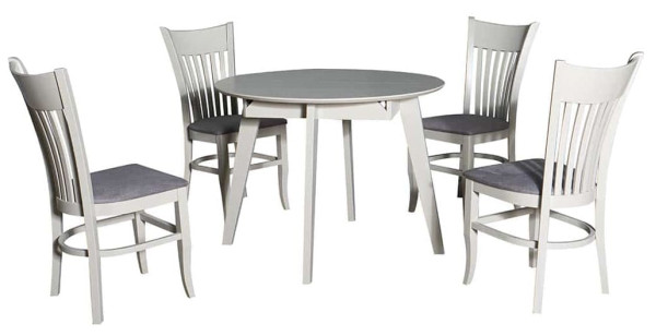 Стол раскладной обеденный Prestol МАРС Серый МДФ-5