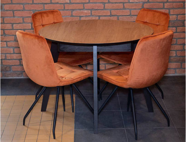 Стол раскладной обеденный Prestol МАРС Венге-дуб дикий МДФ-9