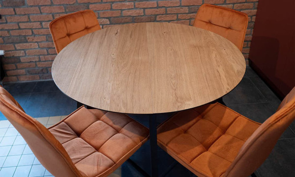 Стол раскладной обеденный Prestol МАРС Венге-дуб дикий МДФ-5