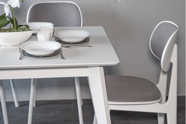 Стол раскладной обеденный Prestol Милан Белый МДФ-4