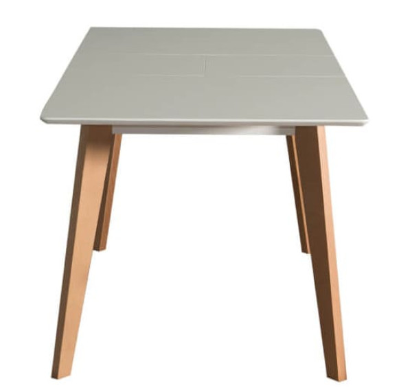 Стіл розкладний обідній Prestol Мілан Дуб-білий МДФ-5