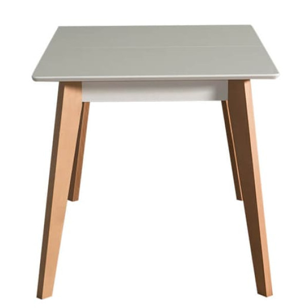 Стіл розкладний обідній Prestol Мілан Дуб-білий МДФ-4