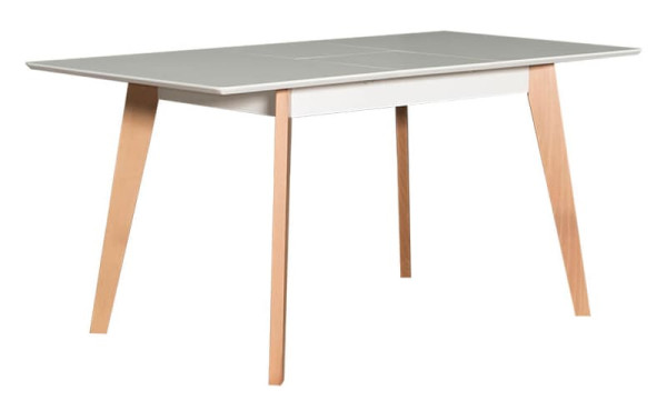 Стіл розкладний обідній Prestol Мілан Дуб-білий МДФ-0