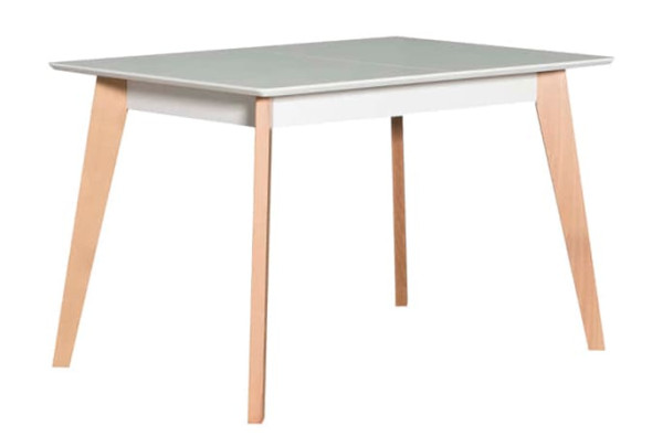 Стіл розкладний обідній Prestol Мілан Дуб-білий МДФ-1