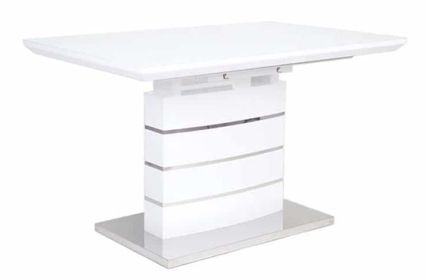 Стол раскладной обеденный Prestol СКАЙЛАЙН Белый 1200 Стекло-0