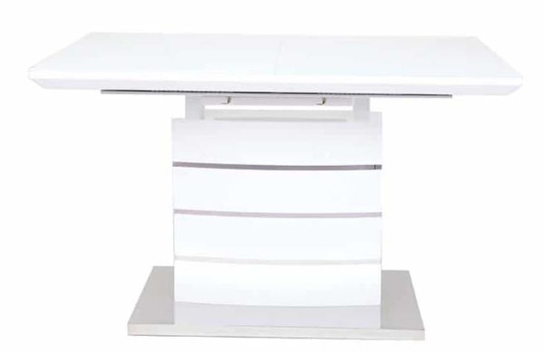 Стол раскладной обеденный Prestol СКАЙЛАЙН Белый 1200 Стекло-5