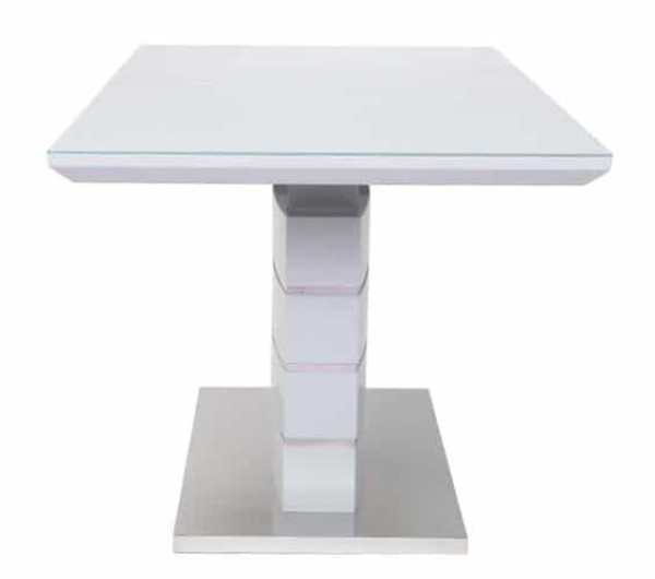 Стол раскладной обеденный Prestol СКАЙЛАЙН Серый 1400 Стекло-5