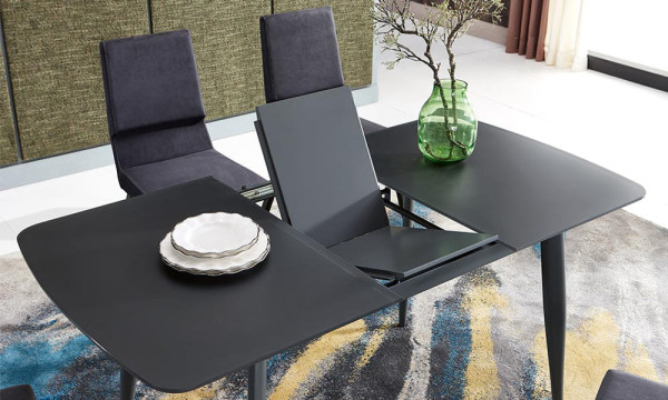 Стіл розкладний обідній Prestol Твіст Сірий МДФ-6