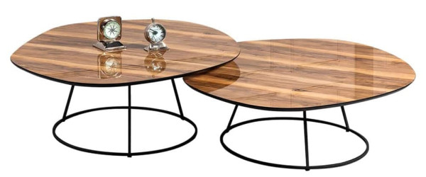 Стіл журнальний Prestol ЕМОРФІ дерево глянець 400-0