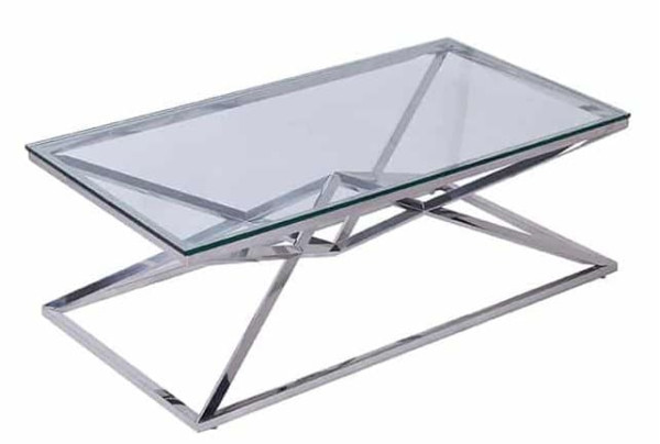 Стол журнальный Prestol ФРИДОМ Серебро 450-1