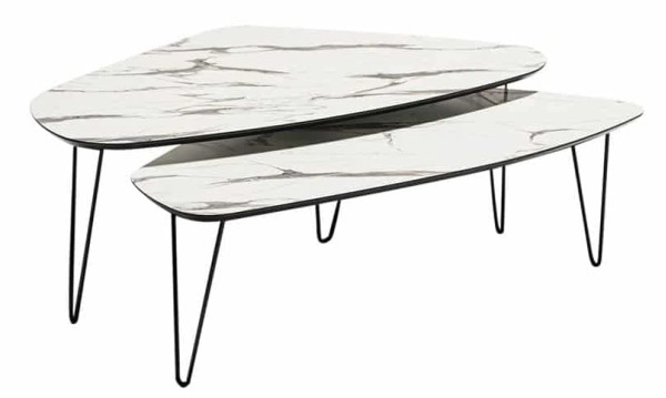 Стіл журнальний Prestol МИЛАНО білий глянець 360 Стіл журнальний Prestol МИЛАНО білий глянець 360-0