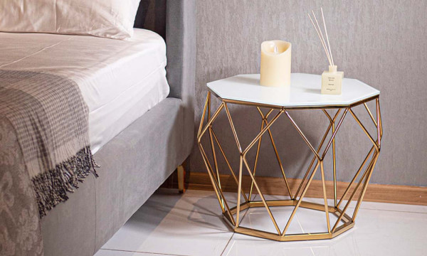 Стол журнальный Prestol ПЕРФЕКТ Белый 560 Стекло-2