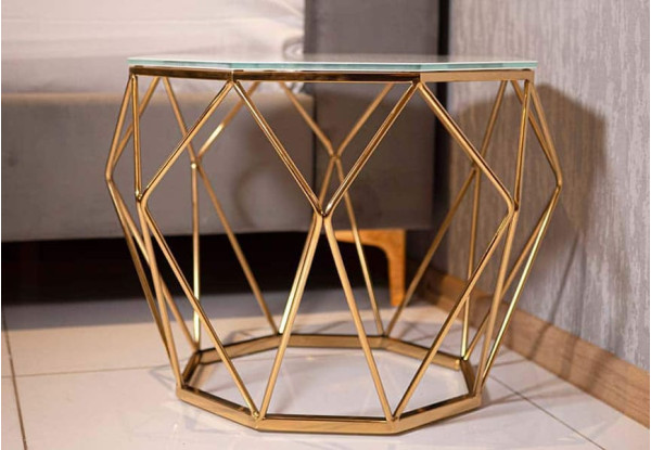 Стол журнальный Prestol ПЕРФЕКТ Белый 560 Стекло-3