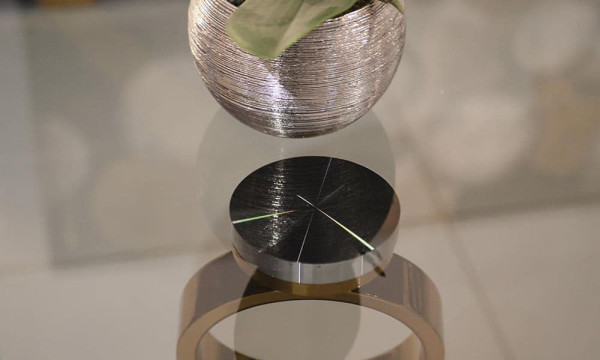 Стіл журнальний Prestol Ринг Золото Скло-4