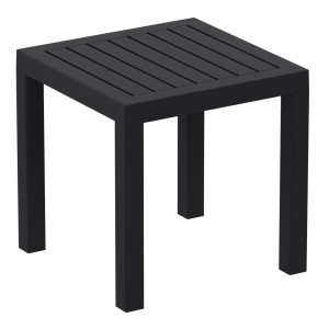 Уличный журнальный столик Siesta Ocean Side Table Черный (Black)