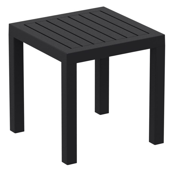 Уличный журнальный столик Siesta Ocean Side Table Черный (Black)-0