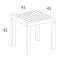Уличный журнальный столик Siesta Ocean Side Table Черный (Black)-5-thumb