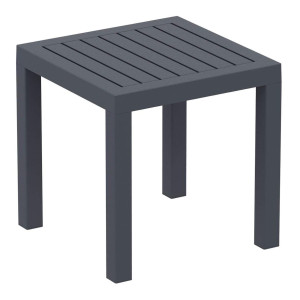 Уличный журнальный столик Siesta Ocean Side Table Темно-серый (Dark Grey)
