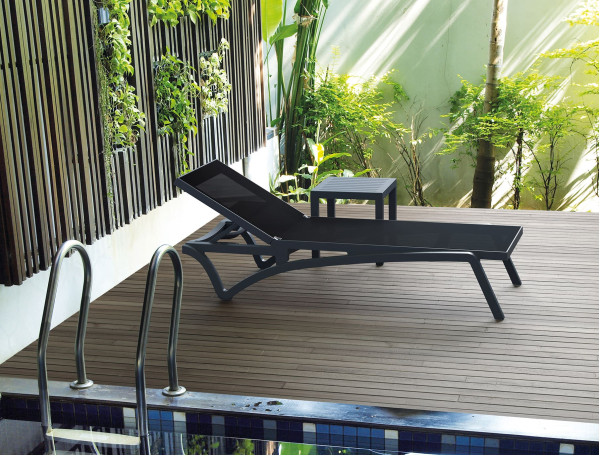 Уличный журнальный столик Siesta Ocean Side Table Темно-серый (Dark Grey)-4