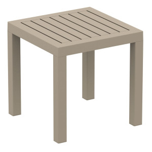 Уличный журнальный столик Siesta Ocean Side Table Бежевый (Taupe)