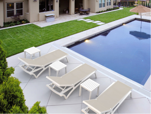 Вуличний журнальний столик Siesta Ocean Side Table Білий (White)-6