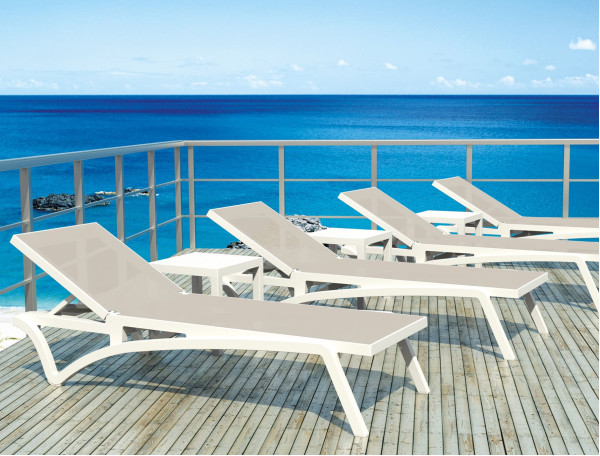 Вуличний журнальний столик Siesta Ocean Side Table Білий (White)-11