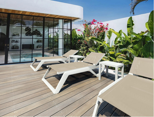 Вуличний журнальний столик Siesta Ocean Side Table Білий (White)-13